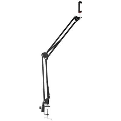 hama 00004660 Flexibler Gelenkarm "700 II", ¼", max. 70cm, Smartphone-Halter, Tischklemme