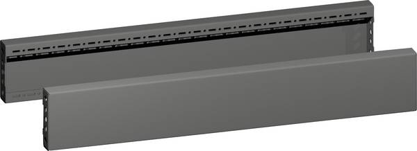 Rittal VX - Rack-Sockelblenden - Seite - RAL 9005 (Packung mit 2)