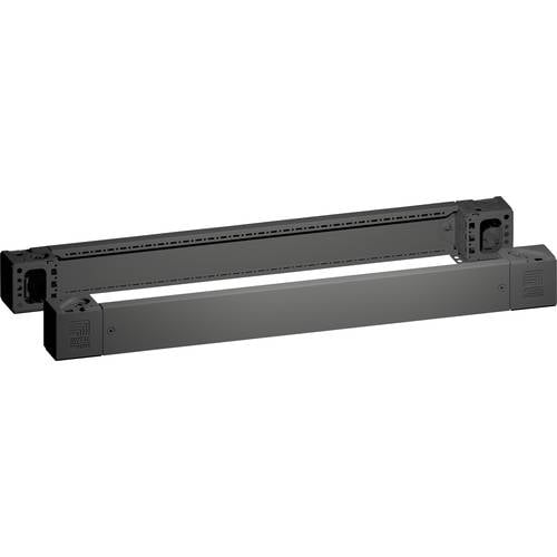 VX Sockel-Eckstück mit Sockel-Blende, vorne und hinten, H: 100 mm, für B: 1000 mm, Stahlblech Sockelvorder-/rückseite 86...