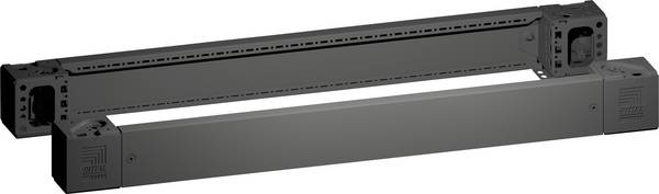 VX Sockel-Eckstück mit Sockel-Blende, vorne und hinten, H: 100 mm, für B: 1000 mm, Stahlblech Sockelvorder-/rückseite  8660005 Rittal Inhalt: 1 St.