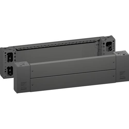 VX Sockel-Eckstück mit Sockel-Blende, vorne und hinten, H: 200 mm, für B: 800 mm, Stahlblech Sockelvorder-/rückseite 866...