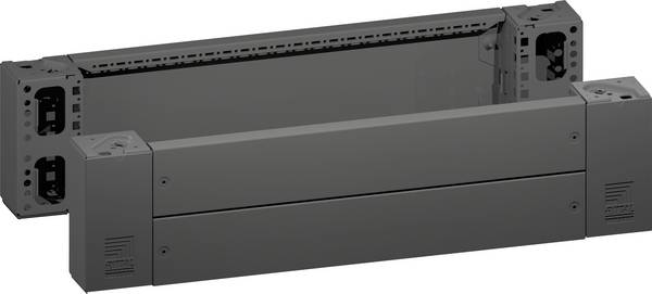 VX Sockel-Eckstück mit Sockel-Blende, vorne und hinten, H: 200 mm, für B: 800 mm, Stahlblech Sockelvorder-/rückseite  8660023 Rittal Inhalt: 1 St.