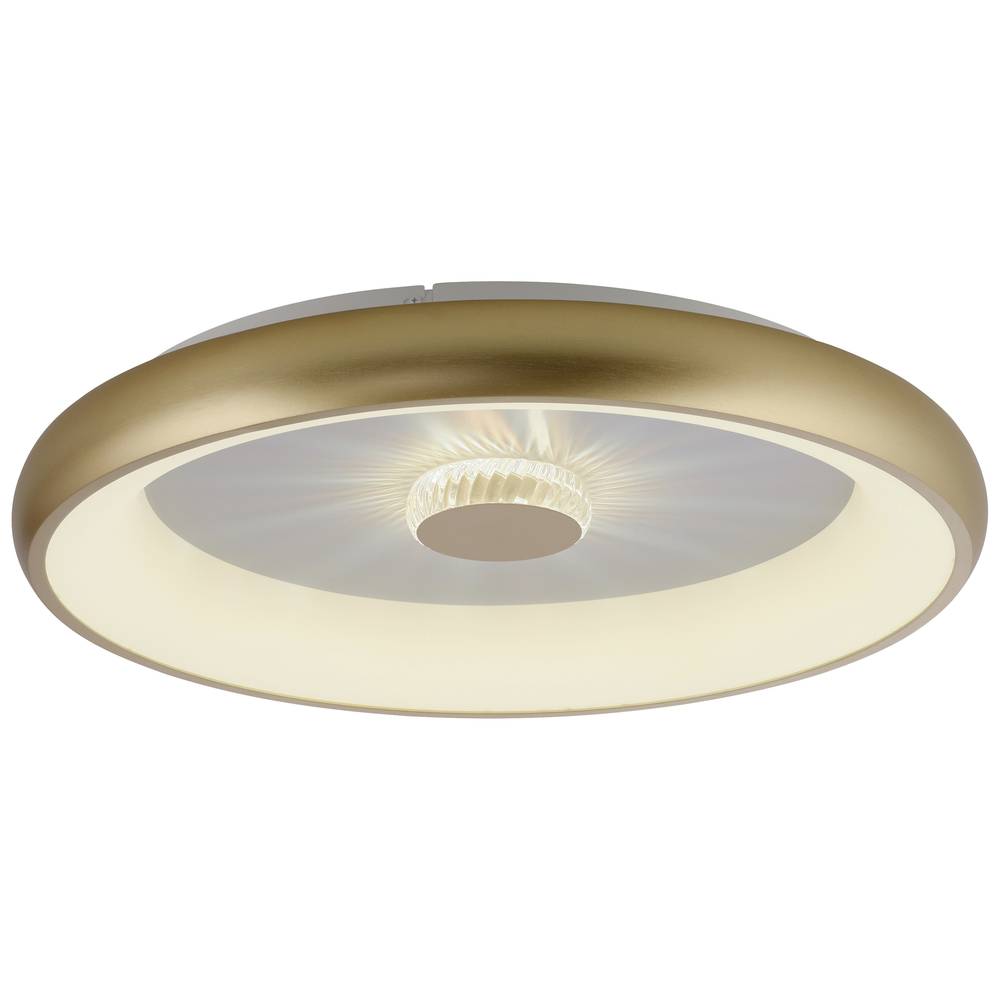 Just Light 14386-60 VERTIGO LED-plafondlamp LED 37 W Messing
