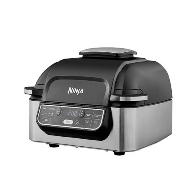Ninja AG301EU Elektro Grill Heißluft-Funktion  Schwarz, Silber (matt)