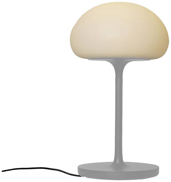 Nordlux Sponge Portable Batterieleuchte Grau 48W 300lm - 827 Extra Warmweiß | 3-Stufen Dimmbar