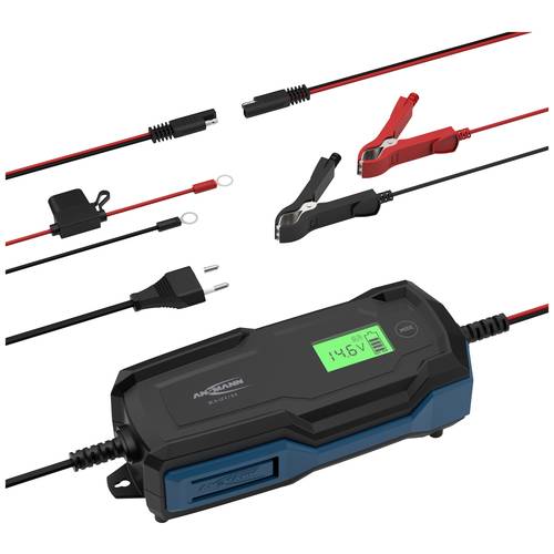 Ansmann BC 6-12V / 6 A 1001-0145 Kfz-Ladegerät, Werkstattladegerät, Batterieüberwachung, Kfz-Batterietester 6 V, 12 V 2 ...