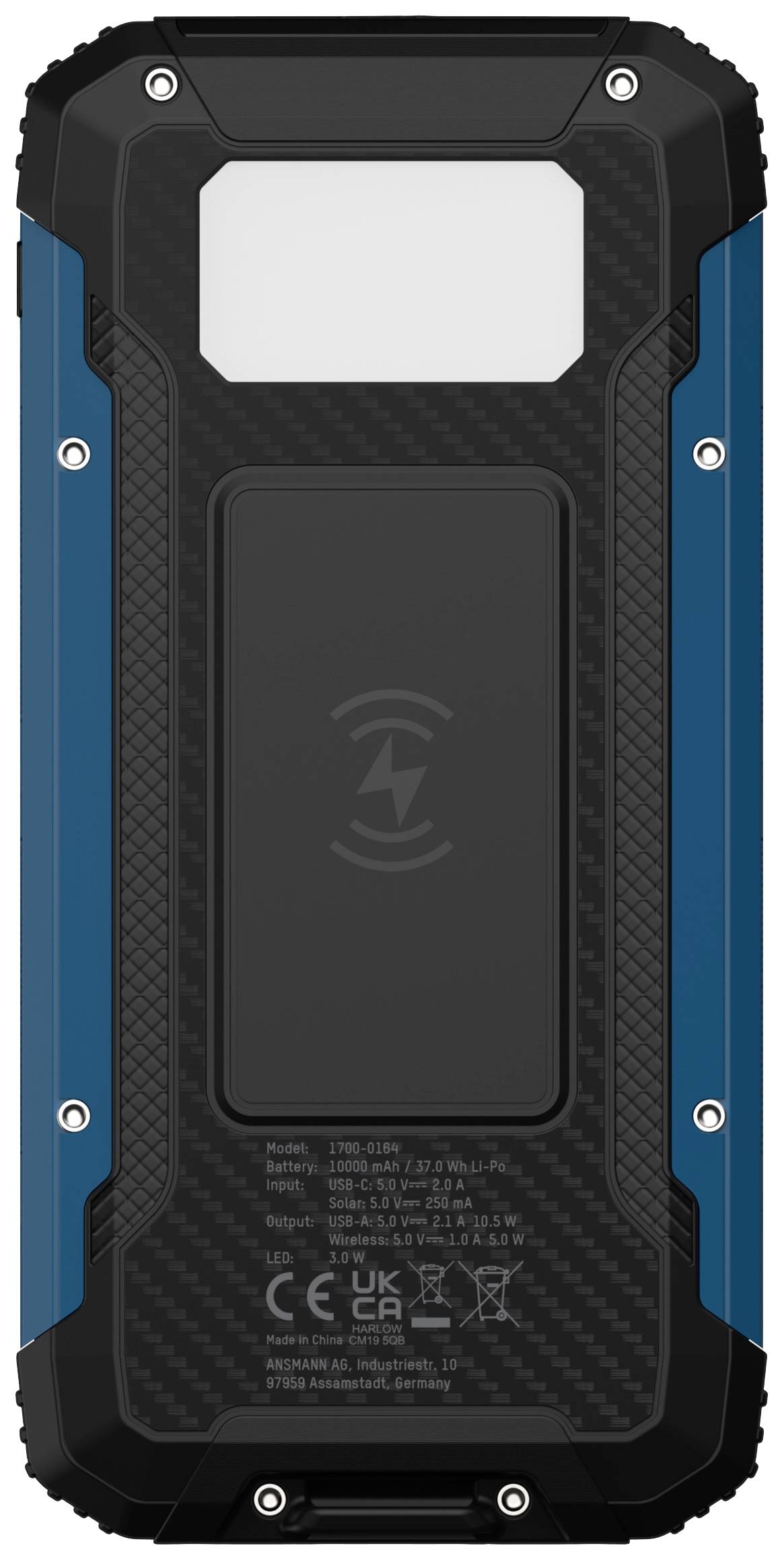 ANSMANN - ANS 1700-0164 - Powerbank PB212W QI 2x USB-A USB-C - 10.000 mAh-4