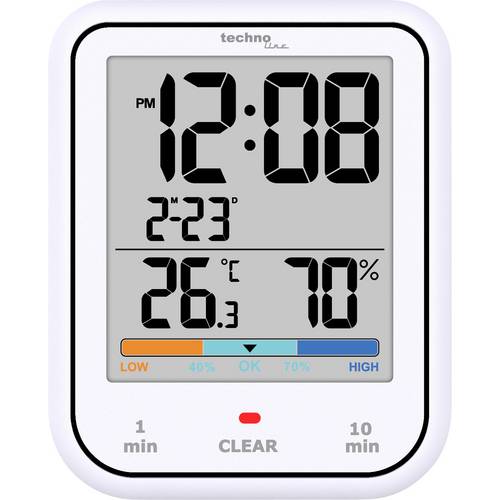 Thumbnail - Techno Line WT380 Duschtimer Apple Watch Weiß digital