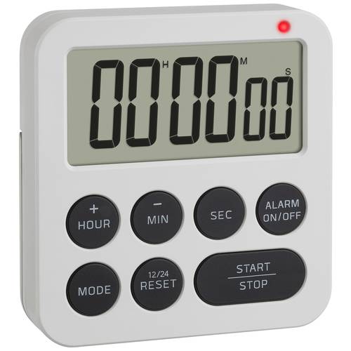 TFA Dostmann Timer Weiß digital