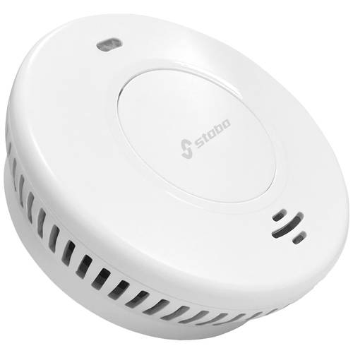 Stabo neu Rauchwarnmelder inkl. 10 Jahres-Batterie batteriebetrieben (Ø x H) 105 mm x 36 mm