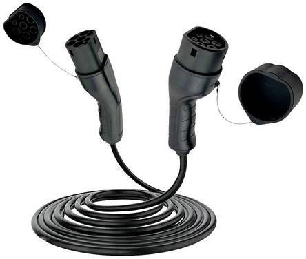ROLINE E-Auto Ladekabel Typ2, 3-phasig, 480VAC (3P+N+E), 32 A, 22 kW, 7,5 m