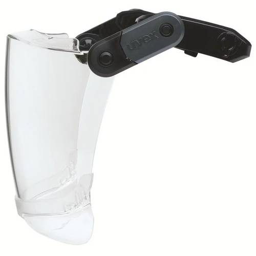 uvex pronamic 9916001 Schutzvisier inkl. UV-Schutz, mit Antibeschlag-Schutz, mit Antikratz-Schutz Schwarz EN 166:2001, E...