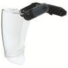 uvex pronamic 9916001 Schutzvisier inkl. UV-Schutz, mit Antibeschlag-Schutz, mit Antikratz-Schutz Schwarz EN 166:2001, EN 170:2002