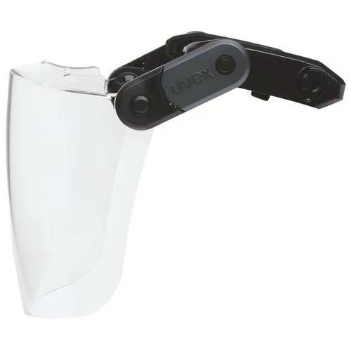 uvex pronamic 9916002 Schutzvisier inkl. UV-Schutz, mit Antibeschlag-Schutz, mit Antikratz-Schutz Schwarz EN 166:2001, E...