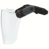 uvex pronamic 9916002 Schutzvisier inkl. UV-Schutz, mit Antibeschlag-Schutz, mit Antikratz-Schutz Schwarz EN 166:2001, EN 170:2002