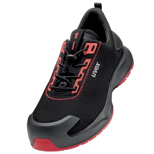 Thumbnail - uvex S3L PUR W11 6803242 Sicherheitshalbschuh S3L Schuhgröße (EU): 42 Schwarz, Rot 1 Paar