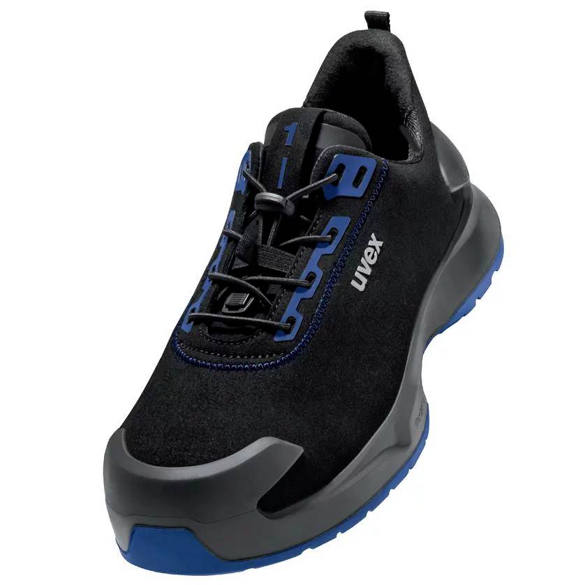 uvex S2 PUR W11 6814844 Sicherheitshalbschuh S2 Schuhgröße (EU): 44 Schwarz, Blau 1 Paar