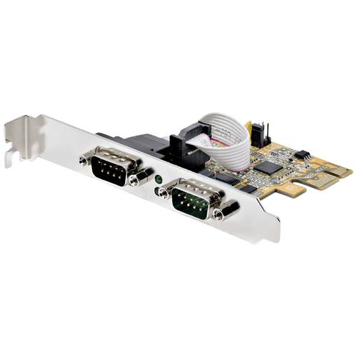 StarTech.com 2-Port PCI Express 2 Port Serielle Steckkarte RS232 PCIe x1