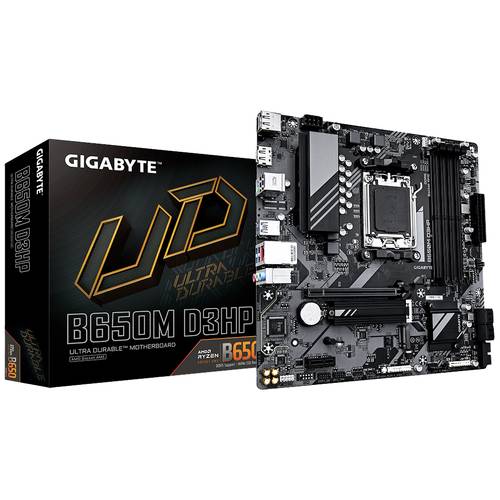 Thumbnail - Gigabyte B650M D3HP Mainboard Sockel (PC) AMD® AM5 Formfaktor (Details) Micro-ATX Mainboard-Chipsatz AMD® B650