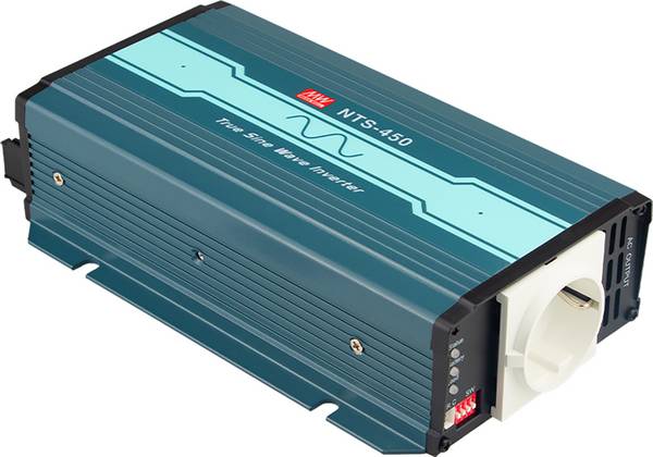 MEAN WELL Wechselrichter NTS-450-248EU 450 W 48 V/DC - 230 V/AC Fernbedienbar, reine Sinuswelle