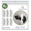 Quadrios 23CA247 Kabelhalter selbstklebend 23CA247 Weiß 6 St.
