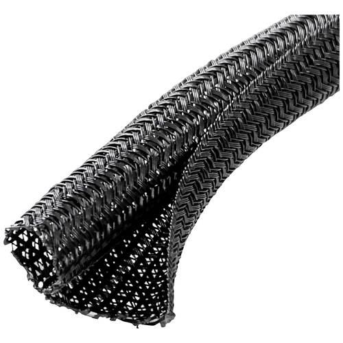 Thumbnail - Quadrios 23CA248 23CA248 Geflechtschlauch Schwarz Polyester 38 bis 39 mm Meterware