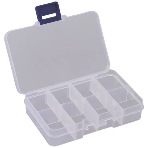 Quadrios 23SA084 Sortimentskasten (L x B x H) 10.6 x 6.5 x 2.3 cm Anzahl Fächer: 8 variable Unterteilung Inhalt 1 St.