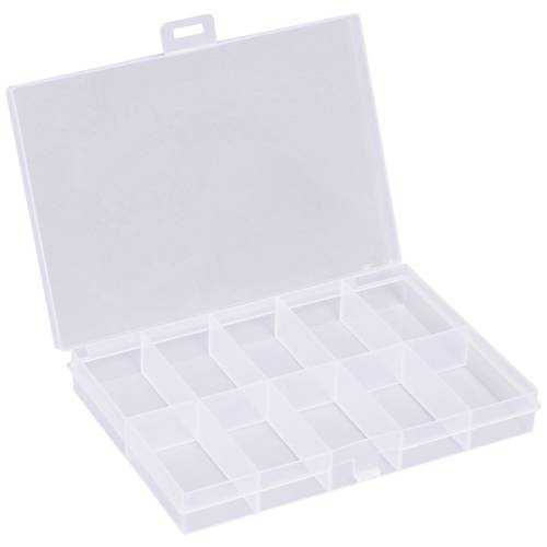 Quadrios 23SA089 Sortimentskasten (L x B x H) 13 x 9 x 1.8 cm Anzahl Fächer: 10 feste Unterteilung Inhalt 1 St.