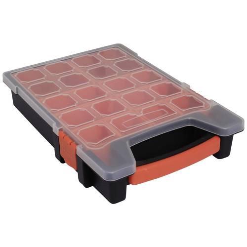 Quadrios 23SA091 Sortimentskasten (L x B x H) 32.5 x 22 x 6 cm Anzahl Fächer: 10 feste Unterteilung Inhalt 1 St.