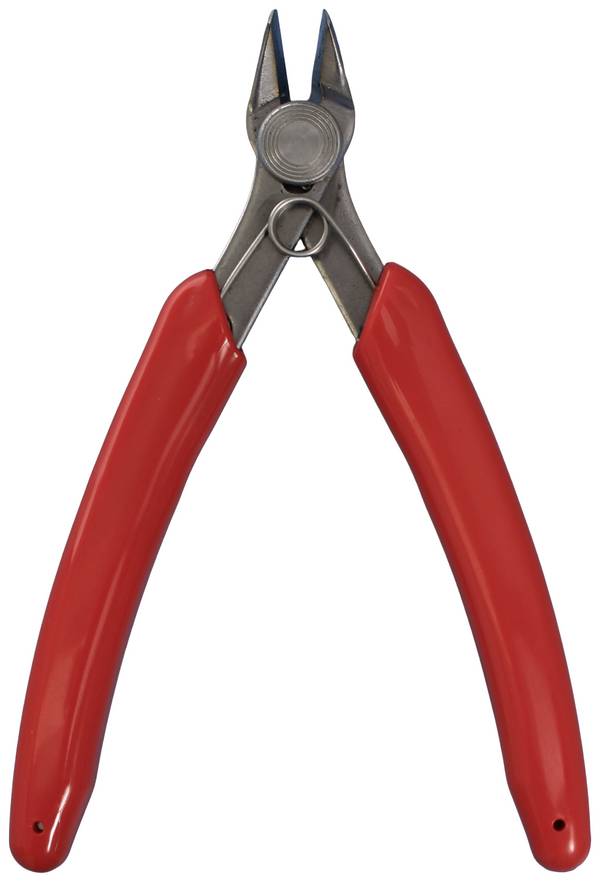 Quadrios 23T057 23T057  Feinmechanik Seitenschneider-Printzange ohne Facette 123 mm