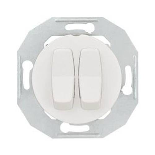 ELSO WDE011026 ELSO Doppelwechselschalter WDE011026 mit Zentralplatte ws Renova 1 St.