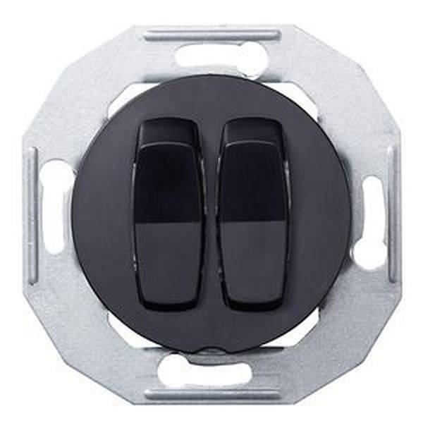 ELSO WDE011248 ELSO Drucktaster WDE011248 bel. Zentralpl. sw Renova 1 St.