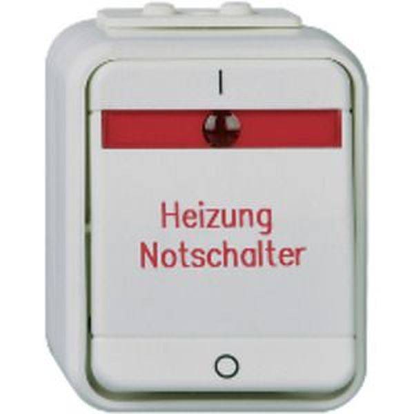 ELSO 441229 ELSO Heizungsnotschalter 441229 2p. 10A AquaTop licht/basaltgrau Heizungs-Notschalter Aqua Top Mehrfarbig 1 St.