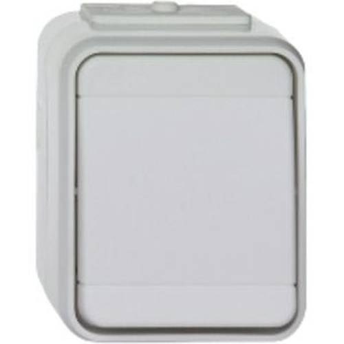 ELSO 441709 ELSO Kreuzschalter 441709 10A AquaTop licht/basaltgrau Grau 1 St.