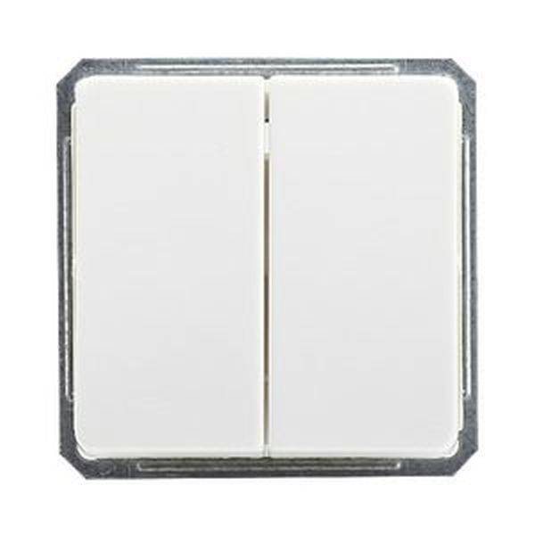 ELSO 211664 ELSO Doppelwechselschalter 211664 16A reinweiß 1 St.