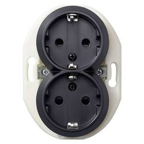 ELSO WDE011322 ELSO Doppelsteckdose WDE011322 KS sw Renova 1 St.