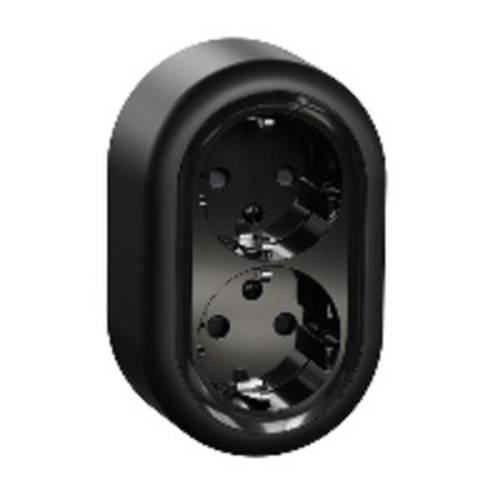 ELSO WDE015996 ELSO Doppelsteckdose RENOVA schwarz 16A 1 St.