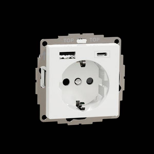 ELSO ELG365354 ELSO Steckdose M USB 16A/250V TYP A+C JOY RW USB-Steckdose Joy Mehrfarbig 1 St.