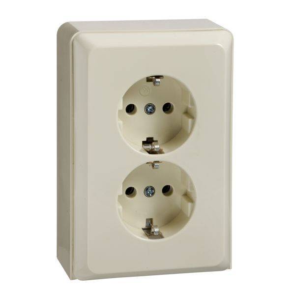 ELSO ELG515510 ELSO Steckdose 2fach 16A RENOVIERUNG perlweiß 1 St.