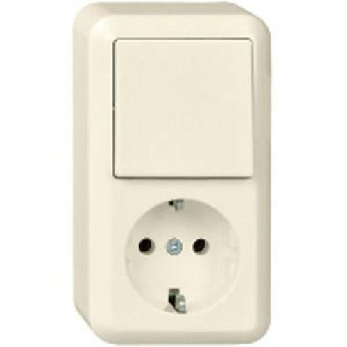 ELSO 388600 ELSO AP-Kombination 388600 10/16A CONTURA perlweiß Creme 1 St.