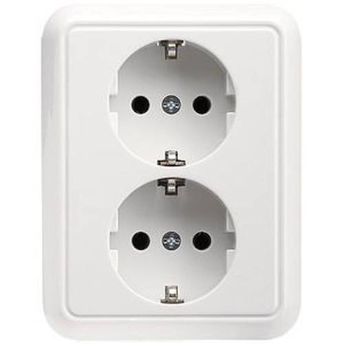 ELSO 235404 ELSO Steckdose 235404 2f. 16A halbversenkt FASHION rw Mehrfarbig 1 St.