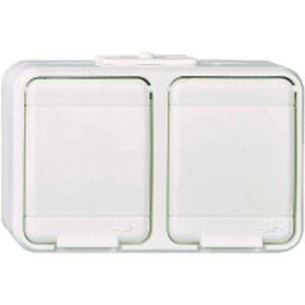 ELSO 445409 ELSO Steckdose 445409 2f. 16A waager. licht/basaltgrau Mehrfarbig 1 St.