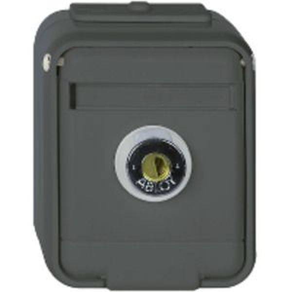 Thumbnail - ELSO 455019 ELSO Steckdose abschließbar 455019 16A AquaTop licht/basaltgrau Mehrfarbig 1 St.