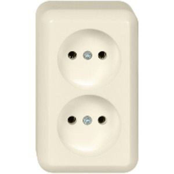 ELSO ELG395900 ELSO Steckdose ELG395900 2f. 16A ohne SK CONTURA pw Creme 1 St.