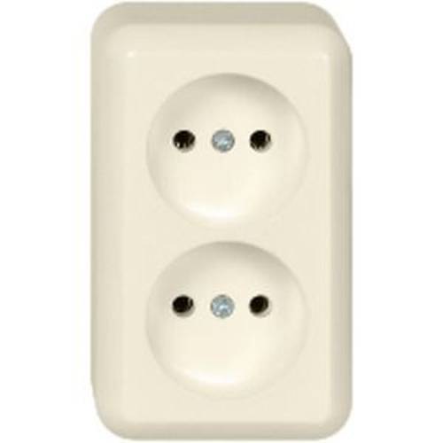 ELSO ELG395900 ELSO Steckdose ELG395900 2f. 16A ohne SK CONTURA pw Creme 1 St.