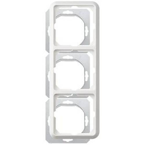 ELSO 224344 ELSO Rahmen 224344 3fach FASHION IP44 reinweiß 1 St.