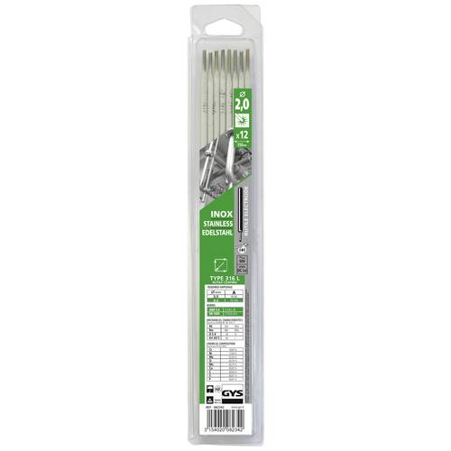 Thumbnail - GYS Edelstahl Schweißelektroden 12 St. (Ø x L) 2 mm x 350 mm
