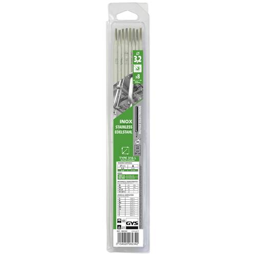 GYS Edelstahl Schweißelektroden 8 St. (Ø x L) 3.2 mm x 350 mm 70 - 100 A