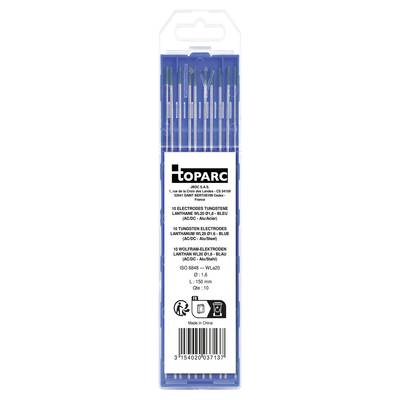Toparc Wolfram Lanthan WL20 Schweißelektroden 10 St. (Ø x L) 1.6 mm x 150 mm