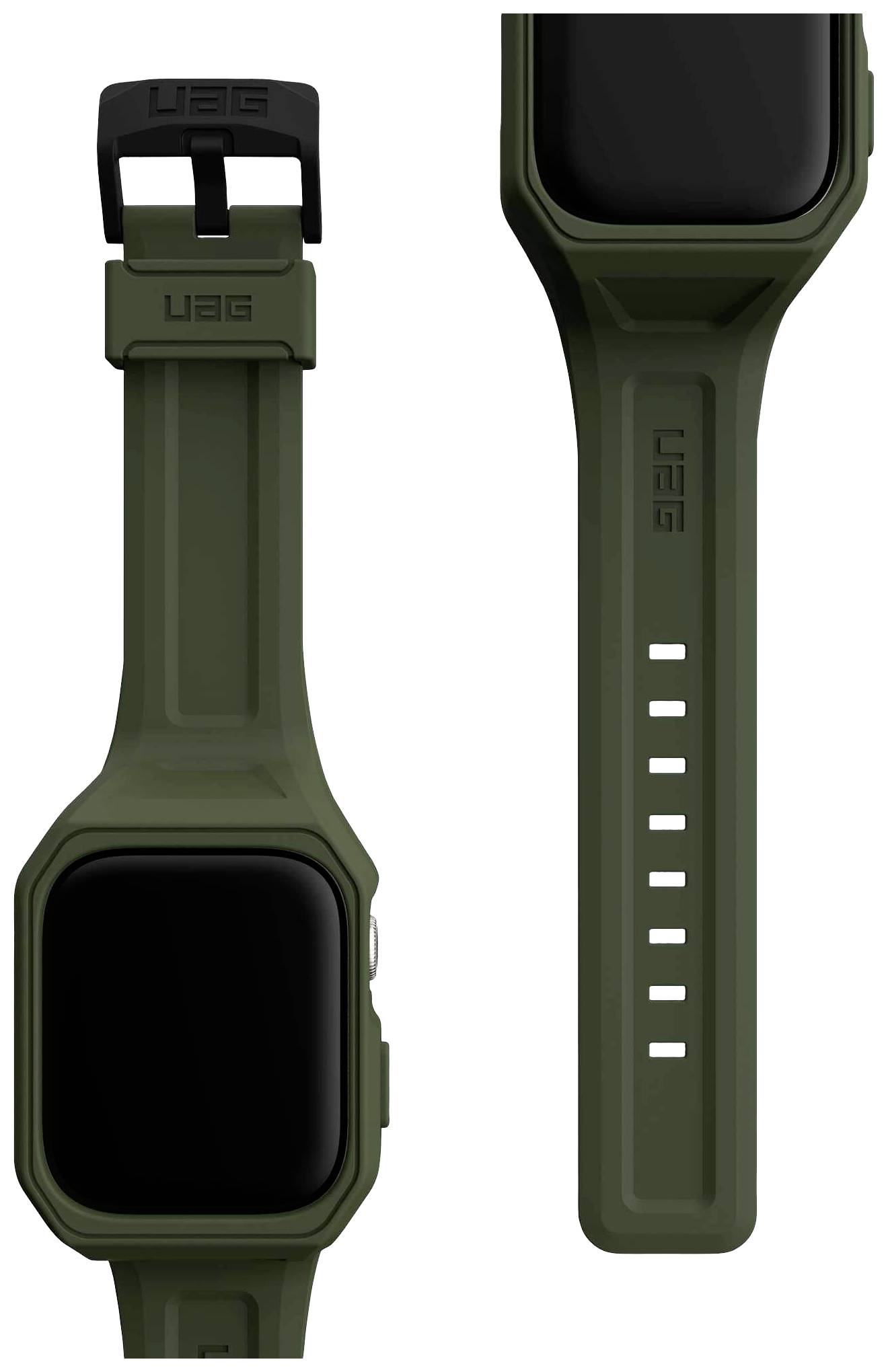 URBAN ARMOR GEAR UAG Urban Armor Gear Scout+ Strap und Case | Apple Watch (Series 8/7) 45mm | olive